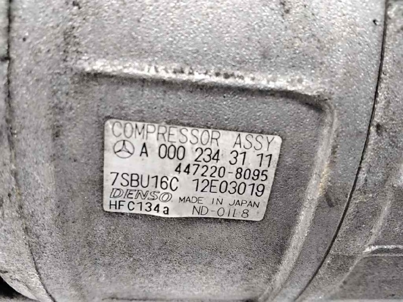 Recambio de compresor aire acondicionado para mercedes sprinter 02.00  caja abierta 311 cdi (903.611-612-613) referencia OEM IAM