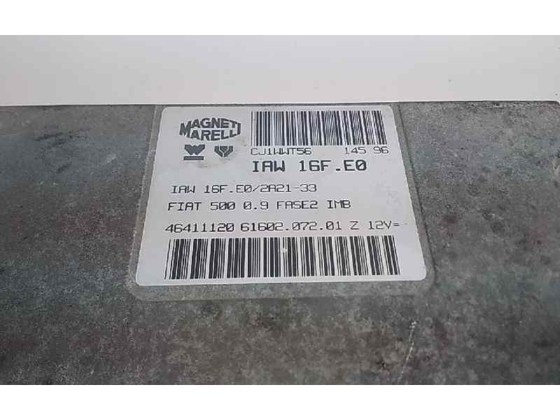 Recambio de centralita motor uce para fiat cinquecento (170) 0.9 i.e. referencia OEM IAM CJ1WWT56  