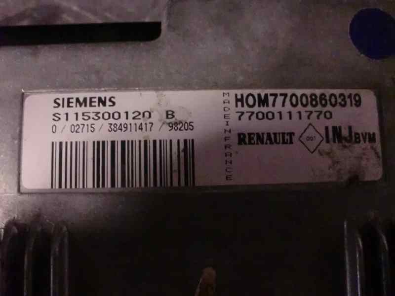 Recambio de centralita motor uce para renault megane i classic (la0) 1.6 referencia OEM IAM S115300120B 257 