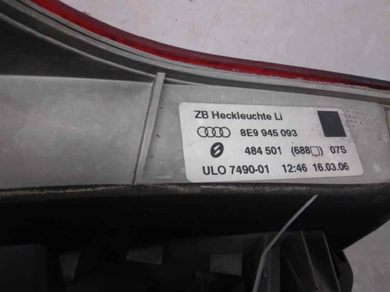 Recambio de piloto trasero izquierdo porton para audi a4 avant (8e) 3.0 tdi quattro (171kw) referencia OEM IAM   