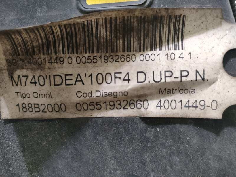 Recambio de motor completo para fiat idea (135) 1.9 multijet active plus referencia OEM IAM 188B2000  