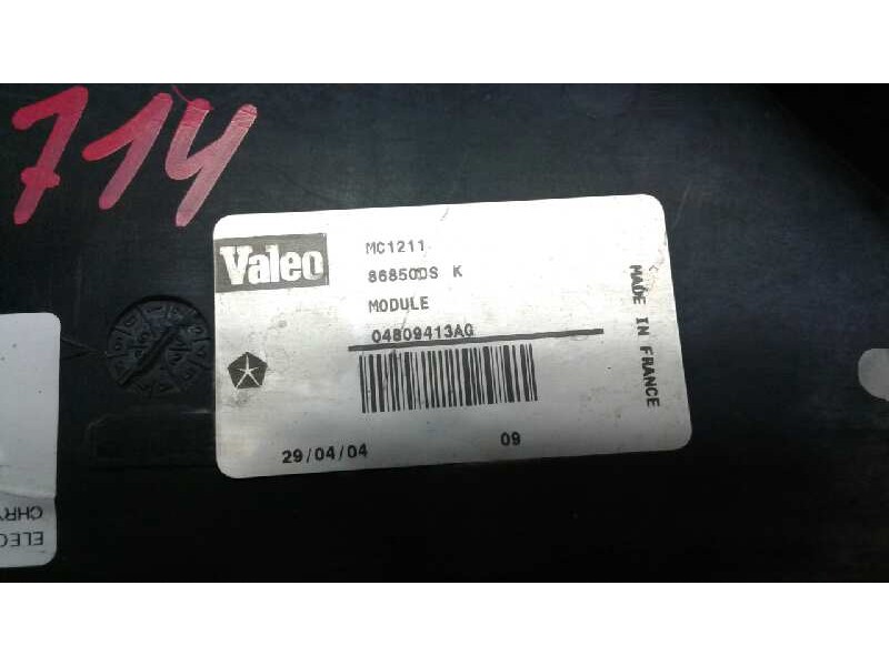 Recambio de electroventilador para chrysler voyager (rg) 2.5 crd se grand voyager referencia OEM IAM 868500SSK 04809413AG 