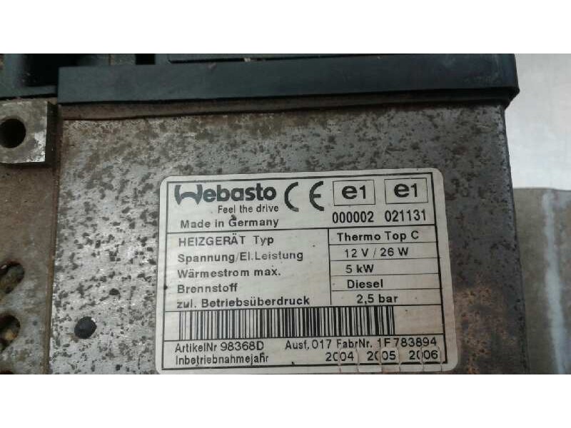 Recambio de calefaccion autonoma para chrysler voyager (rg) 2.5 crd se grand voyager referencia OEM IAM 66724B  