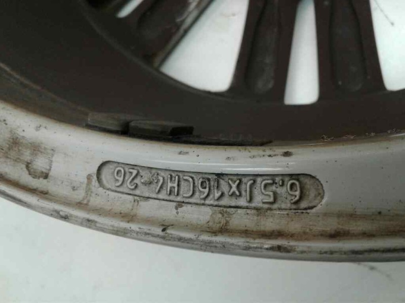 Recambio de llanta aluminio para citroen c5 berlina 1.6 hdi cat (9hy / dv6ted4) referencia OEM IAM 16-4-TORNILLOS ET26 