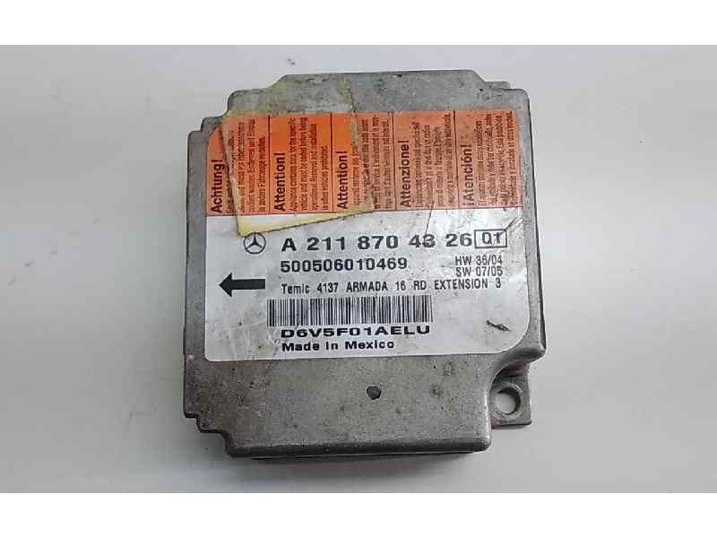 Recambio de centralita airbag para mercedes clase cls (w219) referencia OEM IAM A2118704326  