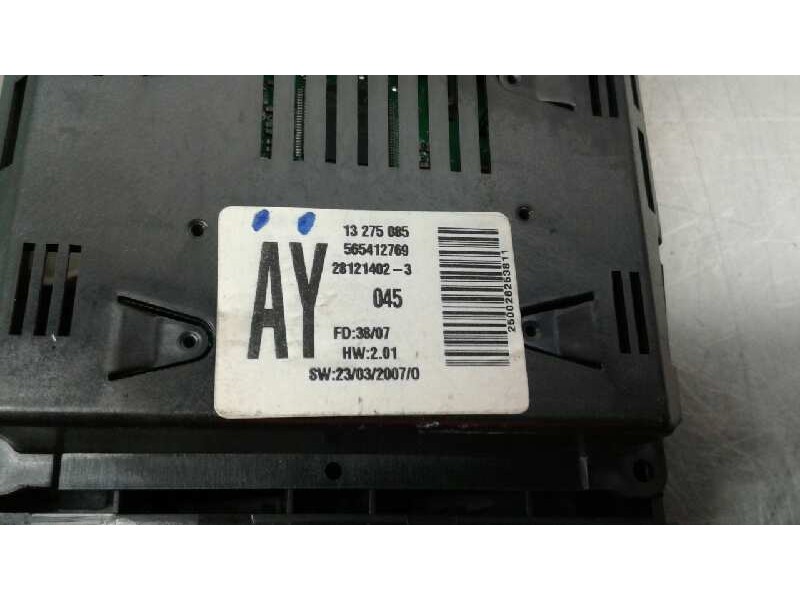 Recambio de pantalla multifuncion para opel astra h ber. sport referencia OEM IAM 13275085  