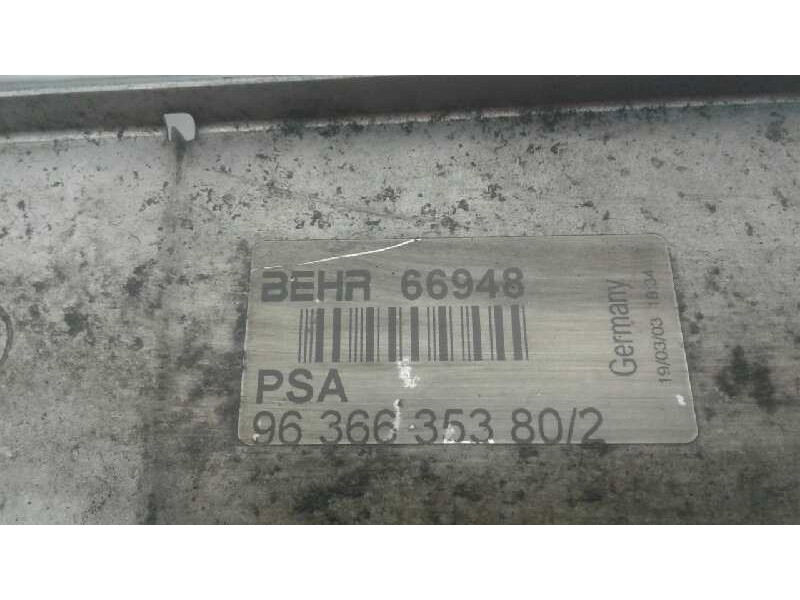 Recambio de intercooler para peugeot 307 break / sw (s1) sw pack referencia OEM IAM 96366353802  
