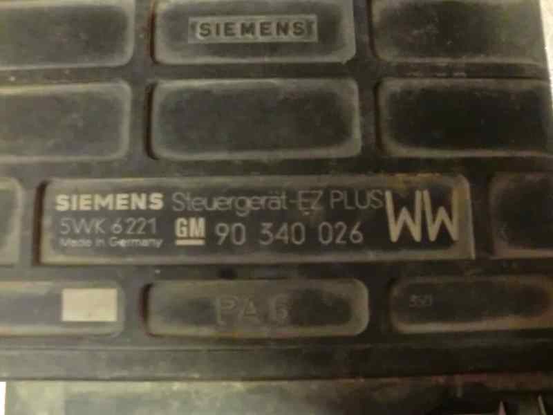 Recambio de centralita motor uce para opel kadett e 1.6 referencia OEM IAM 5WK6221 185 