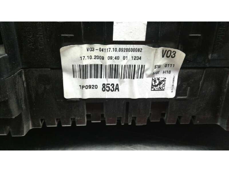 Recambio de cuadro instrumentos para seat altea xl (5p5) 1.9 tdi referencia OEM IAM 1P0920853A  