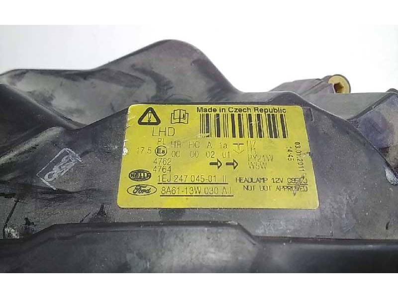 Recambio de faro izquierdo para ford fiesta (cb1) trend referencia OEM IAM 8A6113W030AJ  