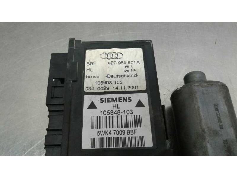Recambio de motor elevalunas trasero derecho para audi a4 berlina (8e) 1.9 tdi (96kw) referencia OEM IAM 0130821767  