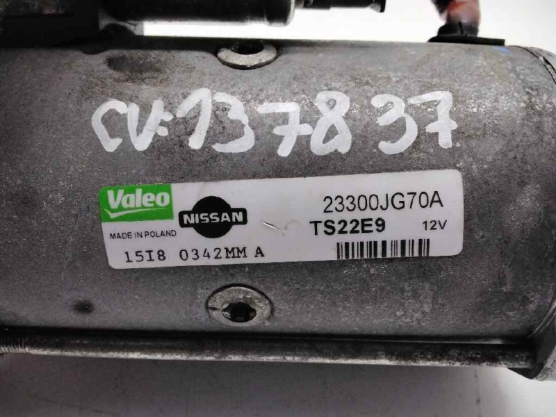 Recambio de motor arranque para nissan qashqai (j10) tekna referencia OEM IAM 15I80342MMA TS22E9 