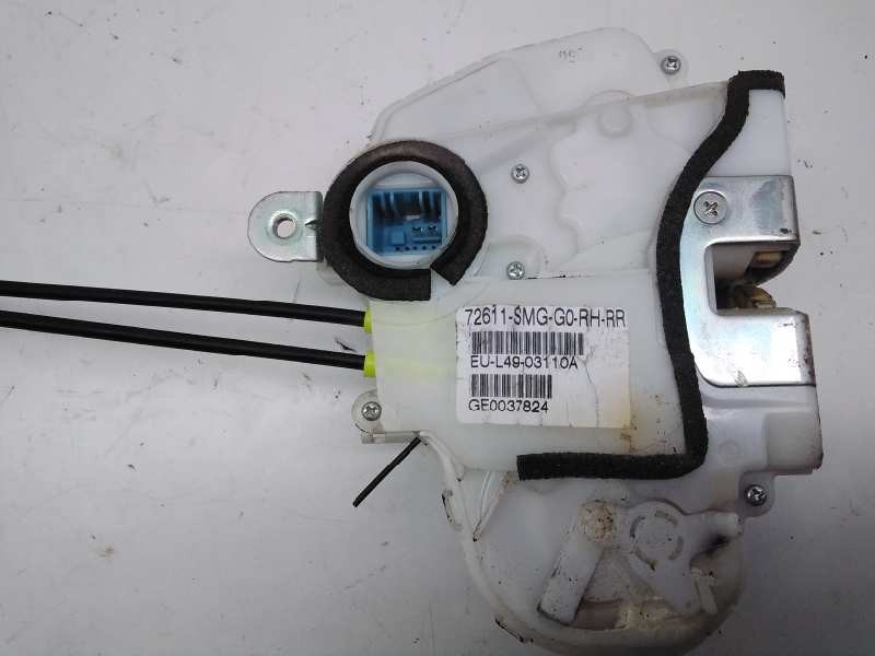 Recambio de cerradura puerta trasera derecha para honda civic berlina 5 (fk) 2.2 i-ctdi sport referencia OEM IAM 72611SMGGORHRR 