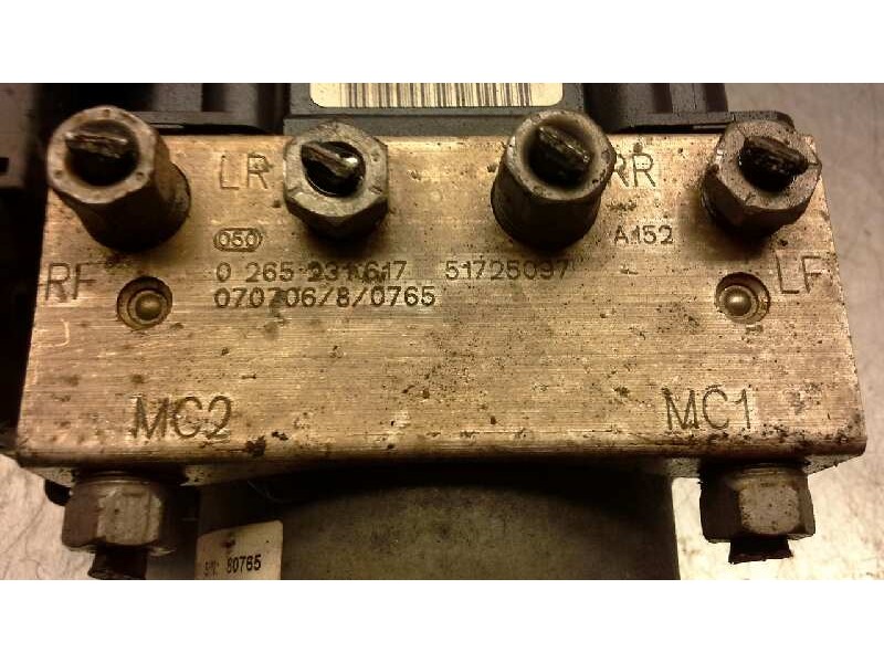 Recambio de abs para fiat ducato caja cerrado 30 (06.2006=>) l1h1 120 multijet referencia OEM IAM 00517250970  