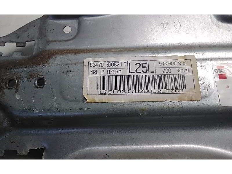 Recambio de elevalunas trasero izquierdo para hyundai elantra (xd) 1.6 comfort (4-ptas.) referencia OEM IAM 834702D052LT  