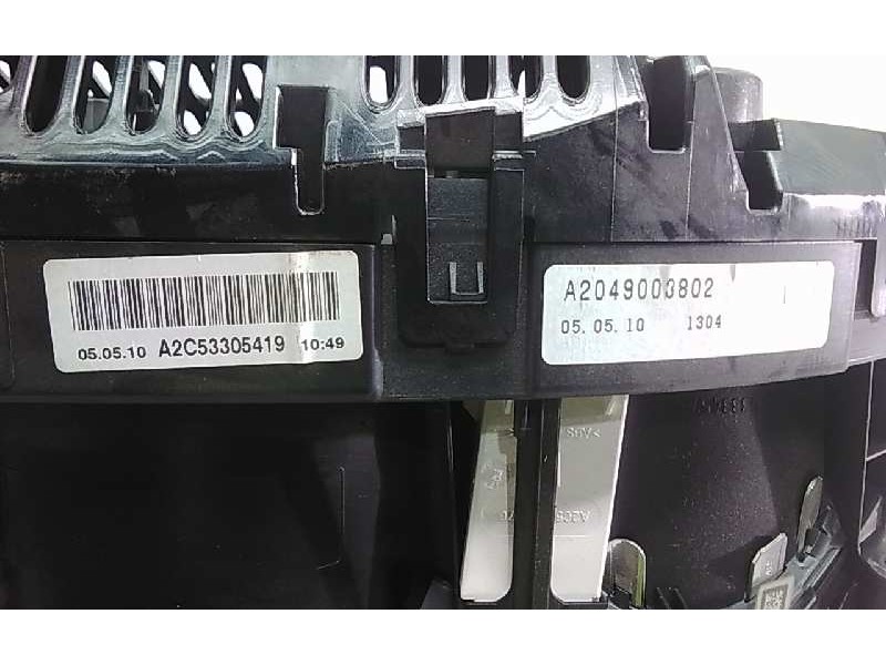 Recambio de cuadro instrumentos para mercedes clase c (w204) berlina c 220 cdi blueefficiency (204.002) referencia OEM IAM A2045