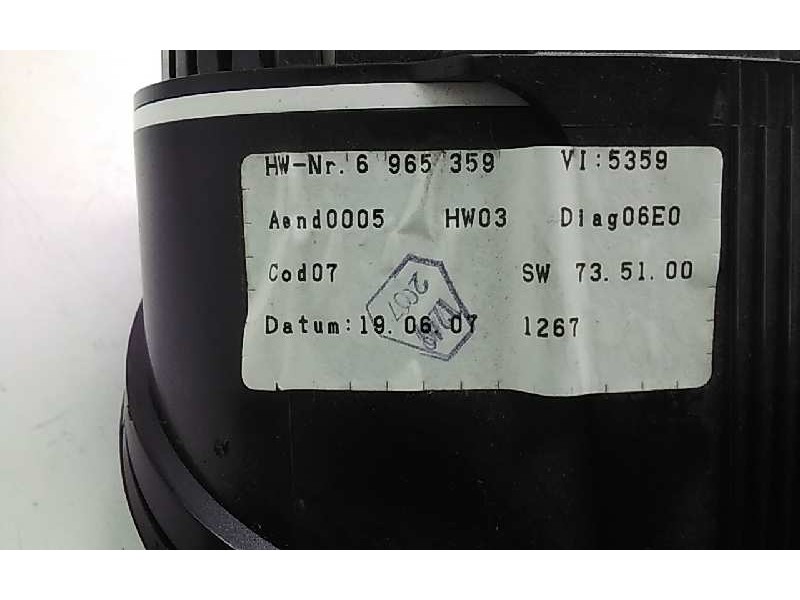 Recambio de cuadro instrumentos para bmw serie 5 berlina (e60) 530d referencia OEM IAM 6965359 A2C53103634 