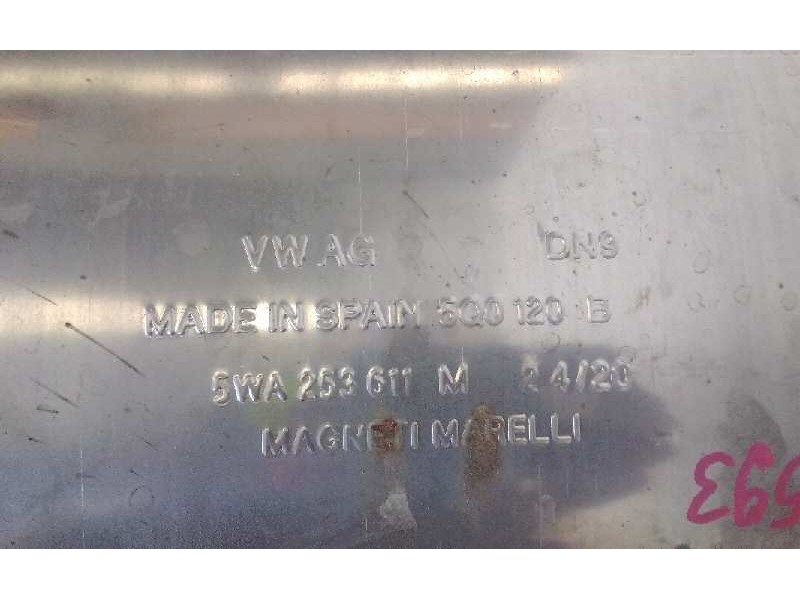 Recambio de silenciador escape trasero para seat leon (kl1) fr referencia OEM IAM 5FA253609C  