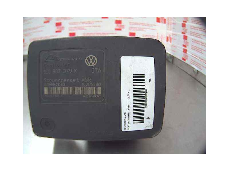 Recambio de centralita abs para seat leon (1m1) 1.9 tdi referencia OEM IAM 1C0907379KCTA  