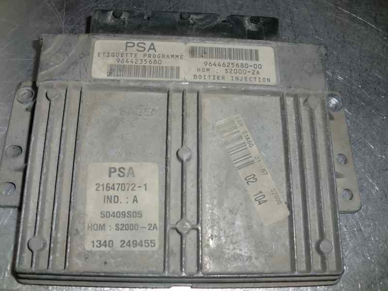 Recambio de centralita motor uce para peugeot 206 berlina 1.4 hdi referencia OEM IAM 0281010707  