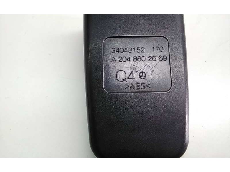 Recambio de enganche cinturon trasero derecho para mercedes clase c (w204) berlina c 220 cdi blueefficiency (204.002) referencia