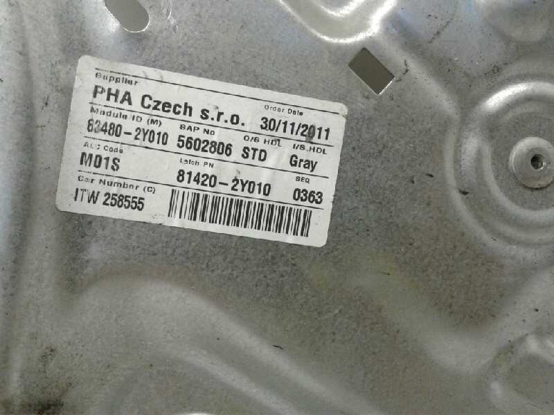 Recambio de elevalunas trasero derecho para hyundai ix35 style awd referencia OEM IAM 824802Y010  