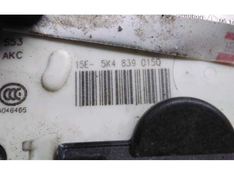 Recambio de cerradura puerta trasera izquierda para volkswagen golf vii lim. sport by r-line bluemotion referencia OEM IAM 5K483