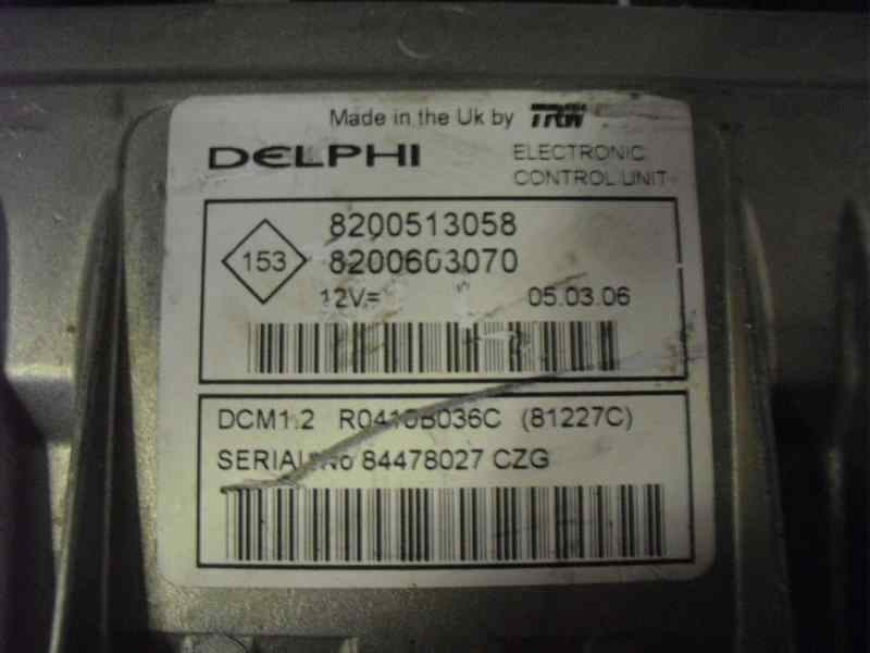 Recambio de centralita motor uce para dacia logan 1.5 dci diesel cat referencia OEM IAM 8200513058 112 8200603070