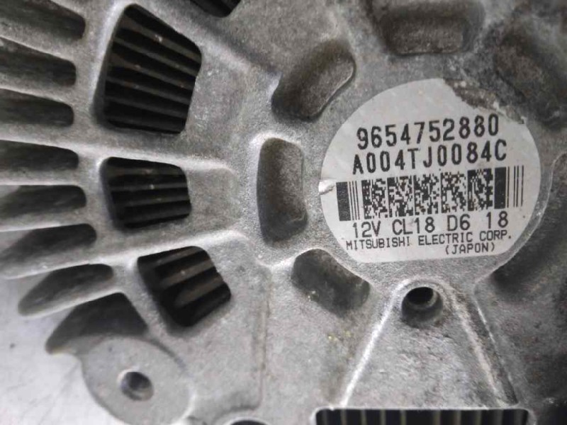 Recambio de alternador para citroen c4 grand picasso exclusive referencia OEM IAM 9654752880  