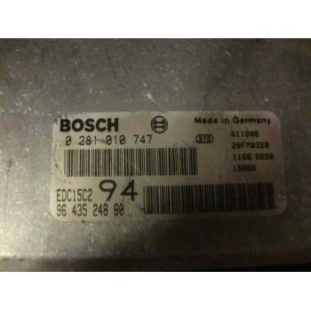 Recambio de centralita motor uce para peugeot 307 (s1) 2.0 hdi fap cat referencia OEM IAM 0281010747 9643524880 EDC15C2