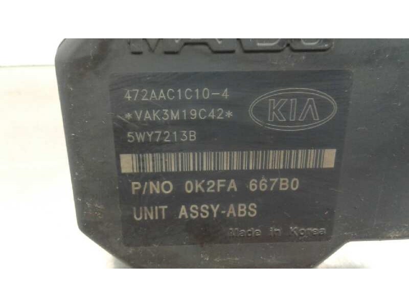 Recambio de abs para kia carnival ii 2.9 crdi cat referencia OEM IAM 0K2FA667B0 60104700 