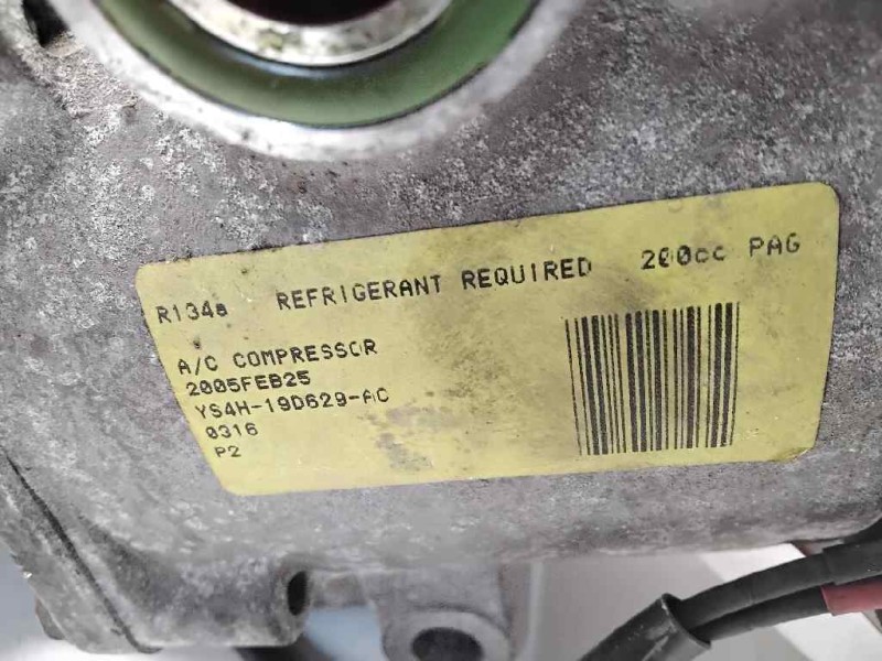 Recambio de compresor aire acondicionado para ford fiesta (cbk) trend referencia OEM IAM YS4H19D629AC 2005FEB25 