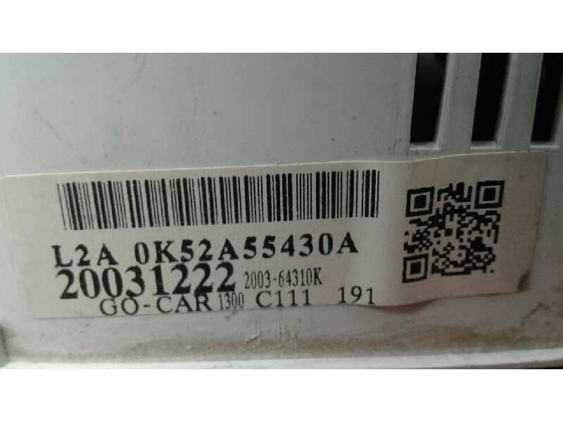 Recambio de cuadro instrumentos para kia carnival ii 2.9 crdi cat referencia OEM IAM 0K52A55430A  