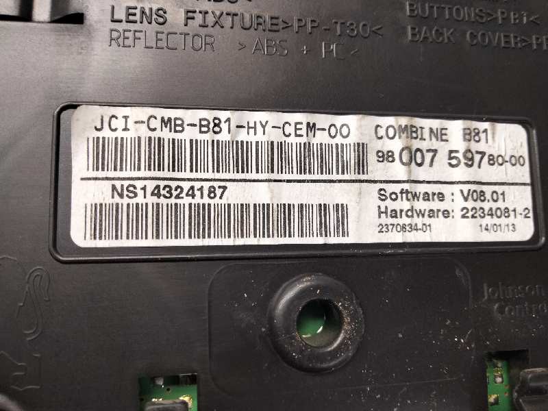 Recambio de cuadro instrumentos para citroen ds5 2.0 hdi fap referencia OEM IAM 980075978000  