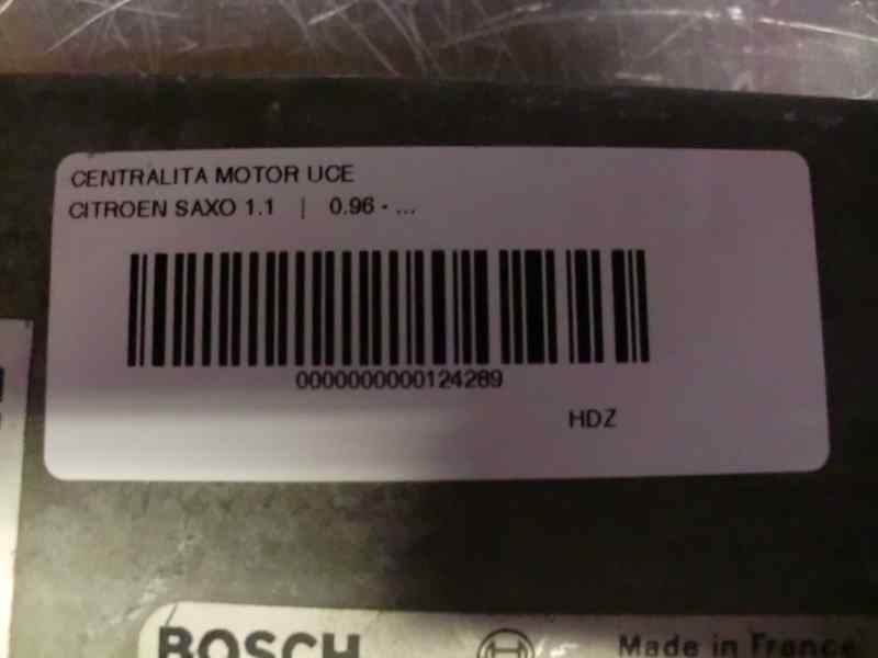 Recambio de centralita motor uce para citroen saxo 1.1 referencia OEM IAM 0261204622 334 
