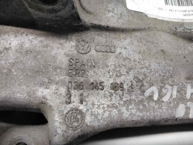 Recambio de soporte alternador para volkswagen polo (9n1) 1.4 16v referencia OEM IAM 036145169G  