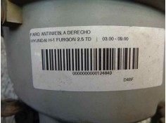 Recambio de faro antiniebla derecho para hyundai h 1 referencia OEM IAM    2