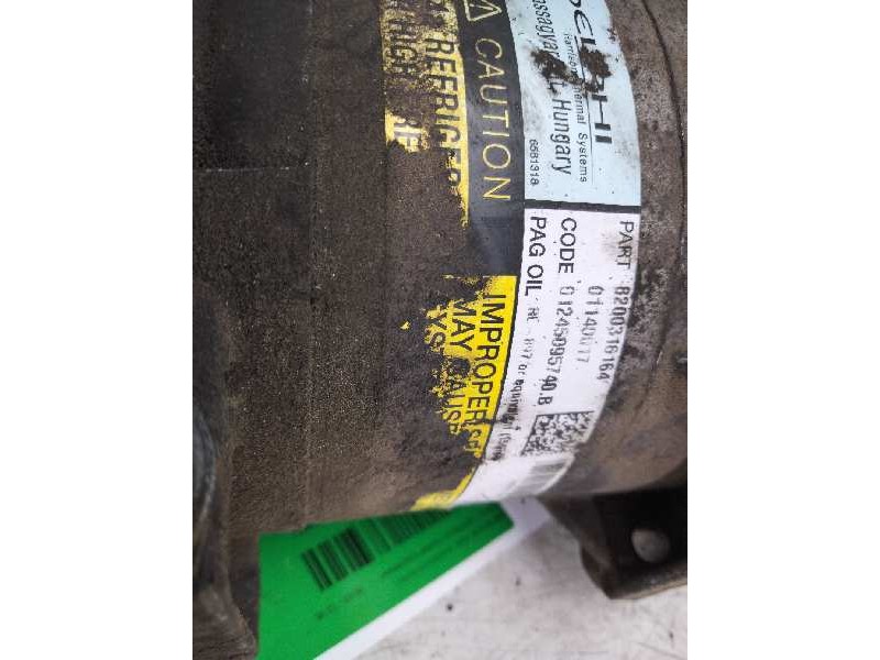 Recambio de compresor aire acondicionado para renault scenic ii confort expression referencia OEM IAM 8200316164  