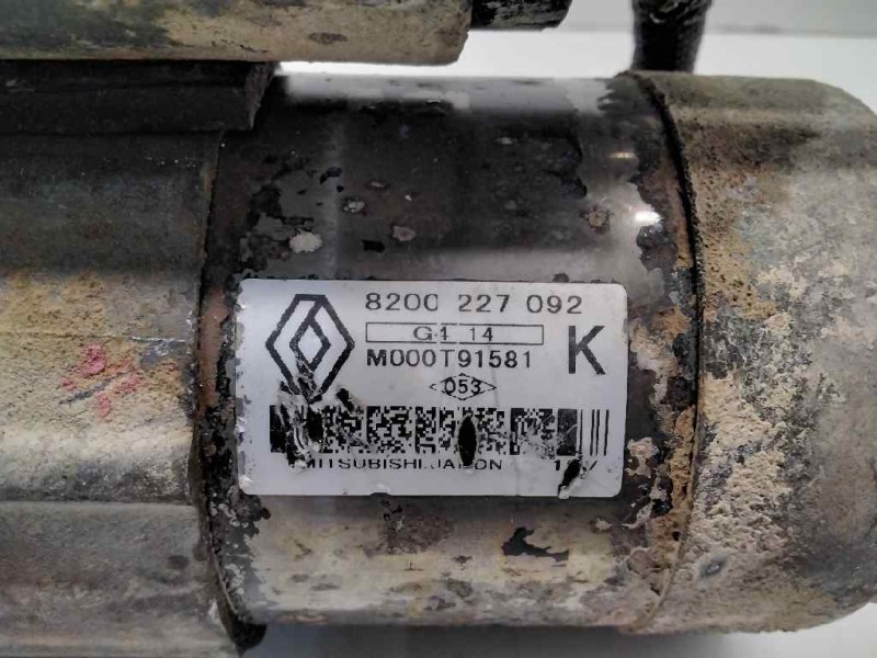Recambio de motor arranque para nissan kubistar (x76) pro (l1) referencia OEM IAM 8200227092 M000T91581 