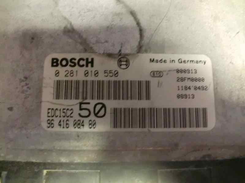 Recambio de centralita motor uce para citroen xsara break 2.0 hdi cat (rhy / dw10td) referencia OEM IAM 0281010550 312 