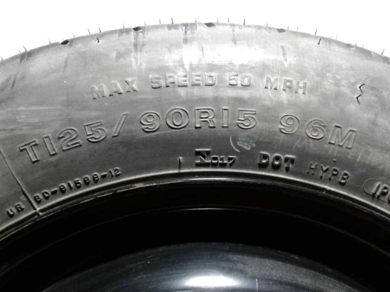 Recambio de rueda completa repuesto para ford fusion (cbk) ambiente referencia OEM IAM 125/90/R15  