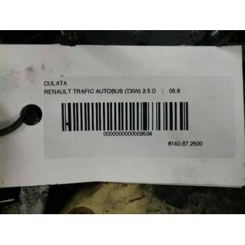 Recambio de culata para renault trafic (desde 5.89) 2.5 diesel referencia OEM IAM   