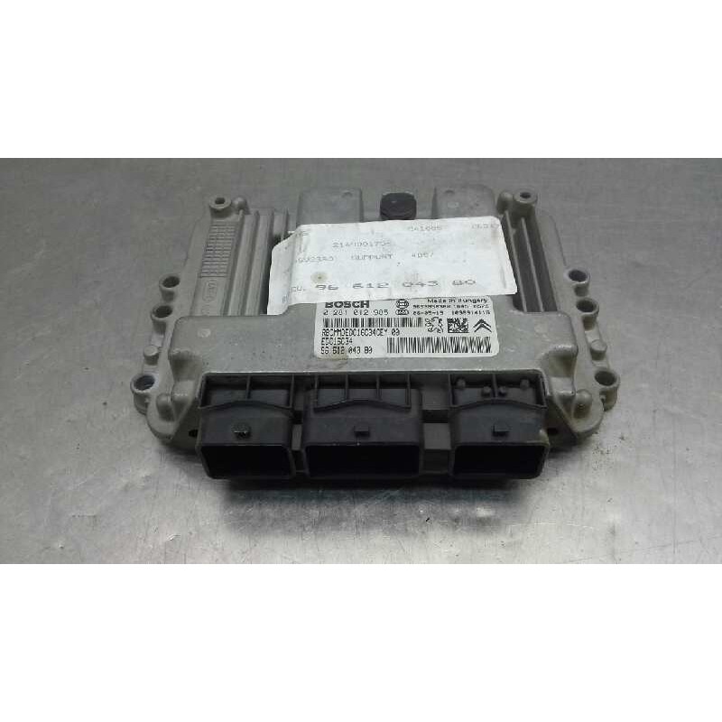 Recambio de centralita motor uce para citroen c4 coupe collection referencia OEM IAM 0281012985 314 