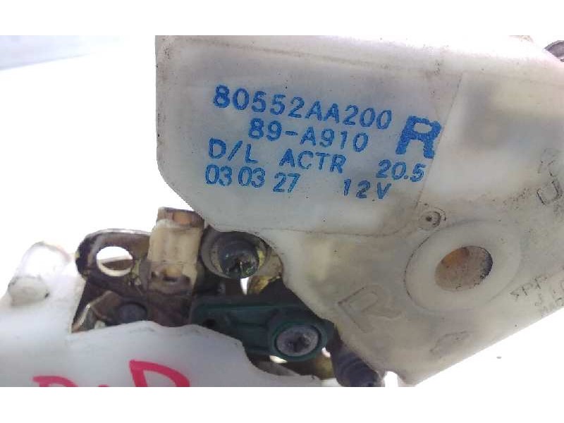 Recambio de cerradura puerta delantera derecha para nissan x-trail (t30) comfort referencia OEM IAM 80552AA200  