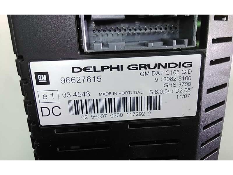 Recambio de pantalla multifuncion para opel antara cosmo 4x4 referencia OEM IAM 96627615  