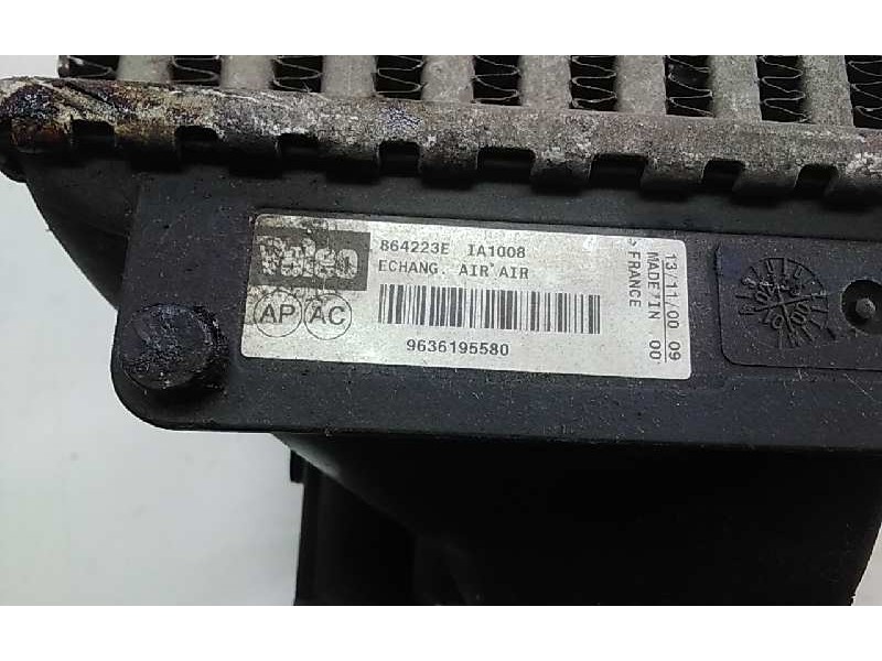 Recambio de intercooler para citroen c5 berlina 2.0 hdi referencia OEM IAM 9636195580  