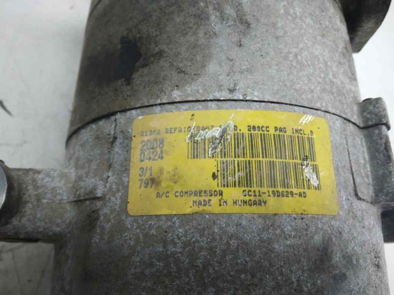 Recambio de compresor aire acondicionado para ford transit caja abierta ´06 ft 300 k cabina simple, corta referencia OEM IAM 6C1