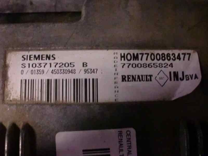Recambio de centralita motor uce para renault laguna (b56) 2.0 referencia OEM IAM S103717205B 204 