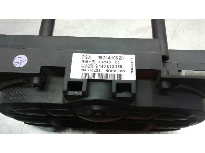 Recambio de mando calefaccion / aire acondicionado para citroen xsara picasso 2.0 hdi referencia OEM IAM 9140010369 96314105ZR 