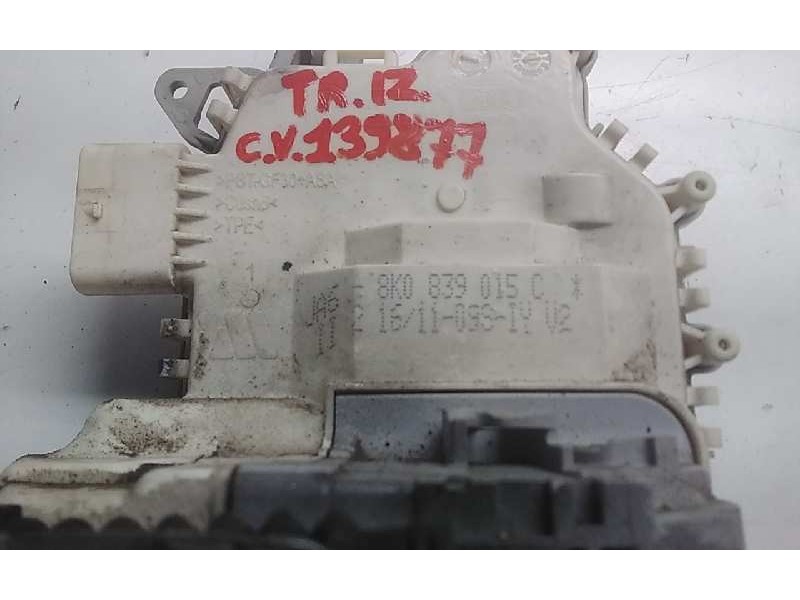 Recambio de cerradura puerta trasera izquierda para audi q5 (8r) 2.0 tdi (125kw) referencia OEM IAM 8K0839015C  